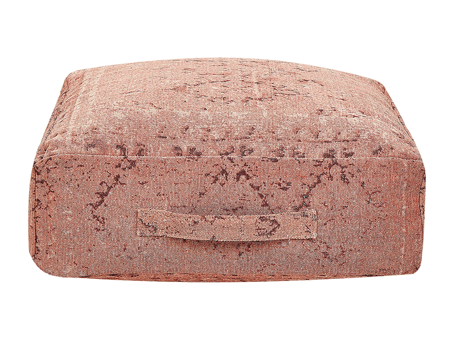 Pouf SHASA Coton Rouge clair