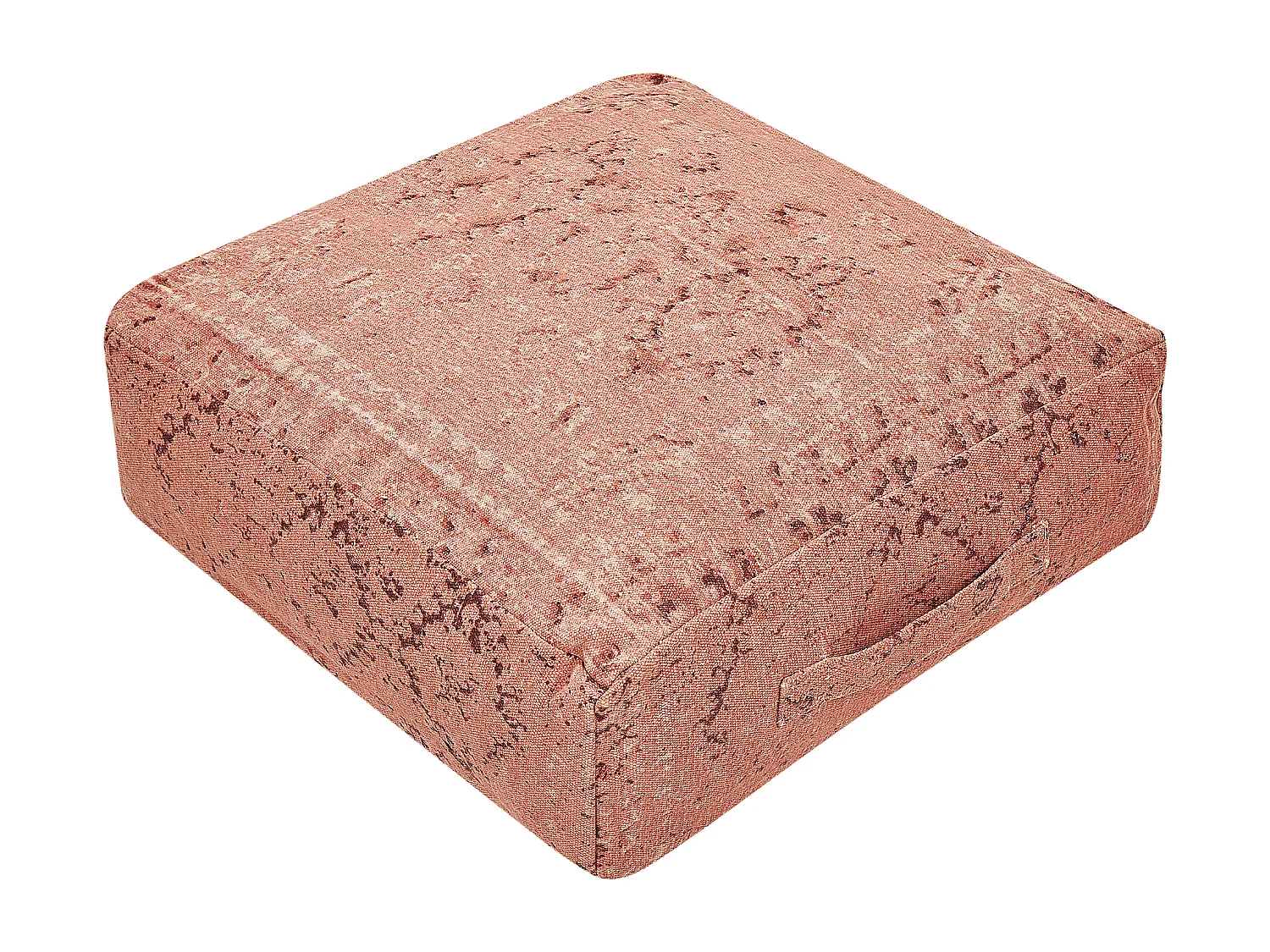 Pouf SHASA Coton Rouge clair