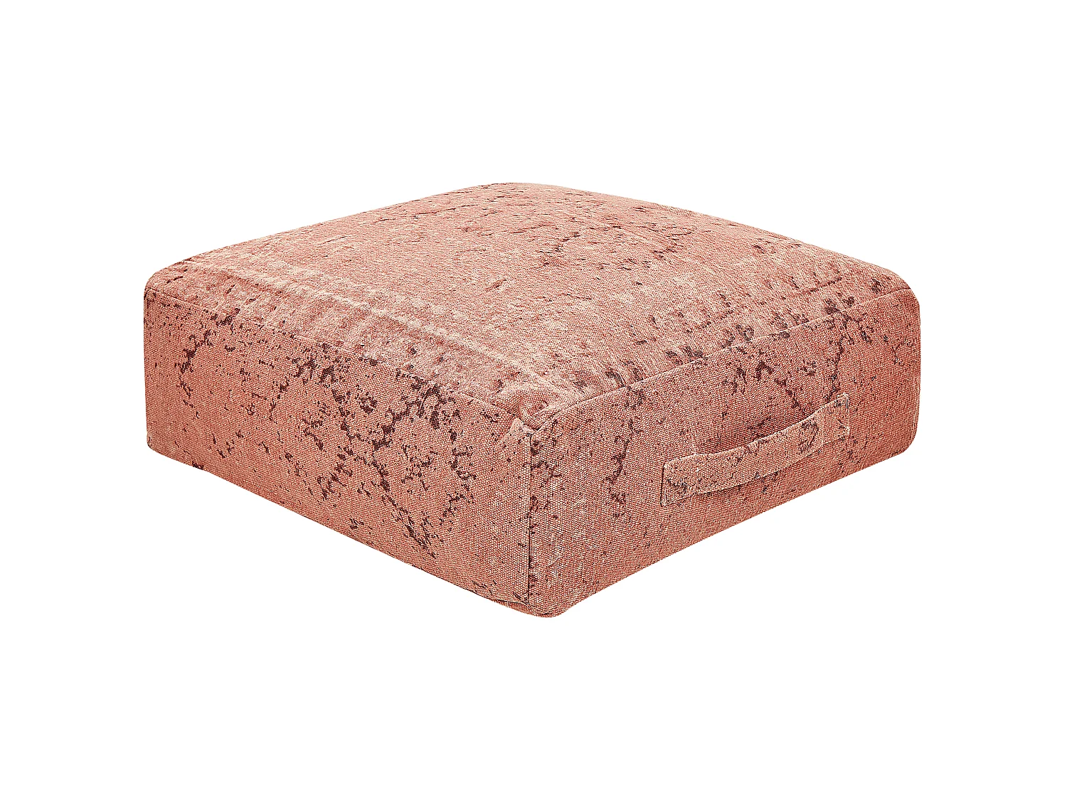 Pouffe SHASA Cotton Light Red