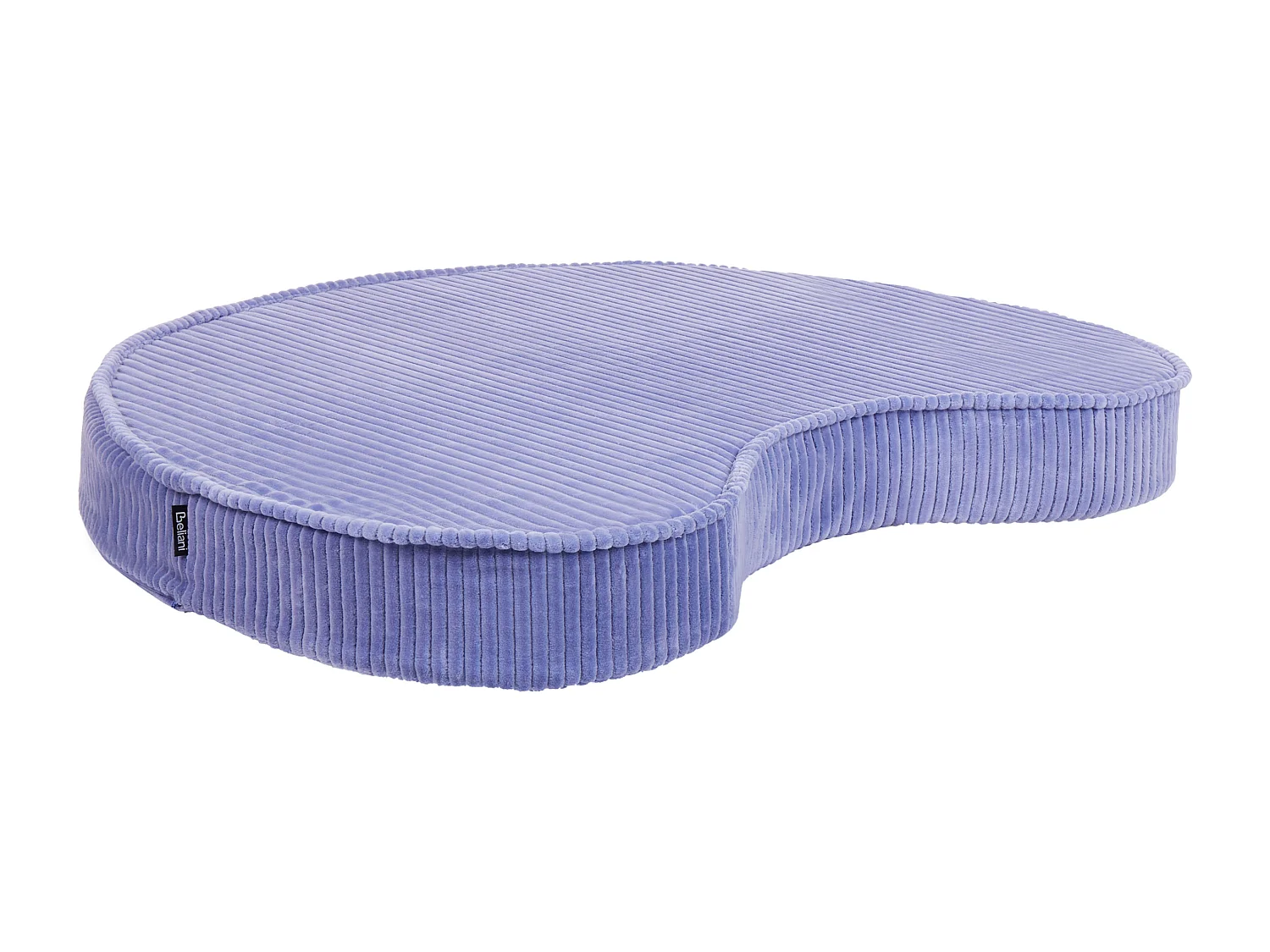 Pouf NILI Samtstoff Hellviolett 90/40 cm 75/25 cm 10 cm