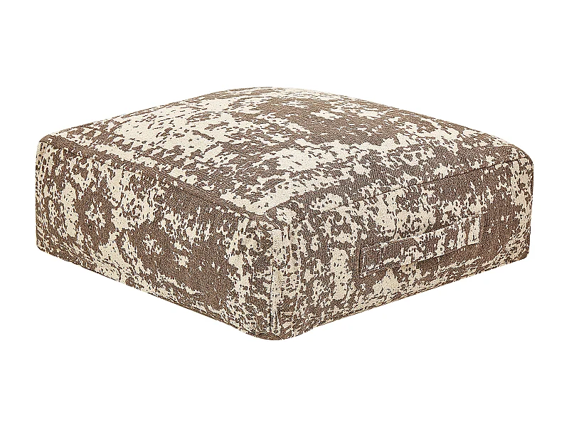 Poef SHASA Katoen Beige 50 cm 50 cm 20 cm