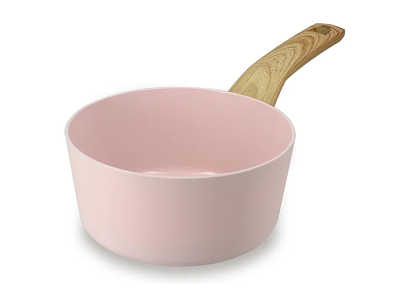 Menastyl - Casserole Colorama 16cm En Aluminium Recycle Rose Induction