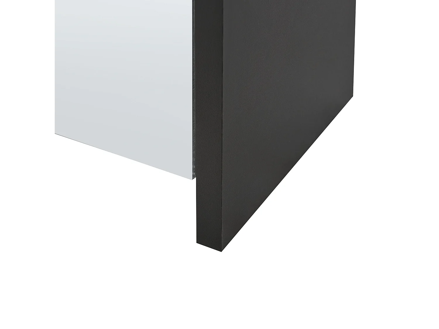 Schoenenkast MIDFIELD Spiegelend zilver