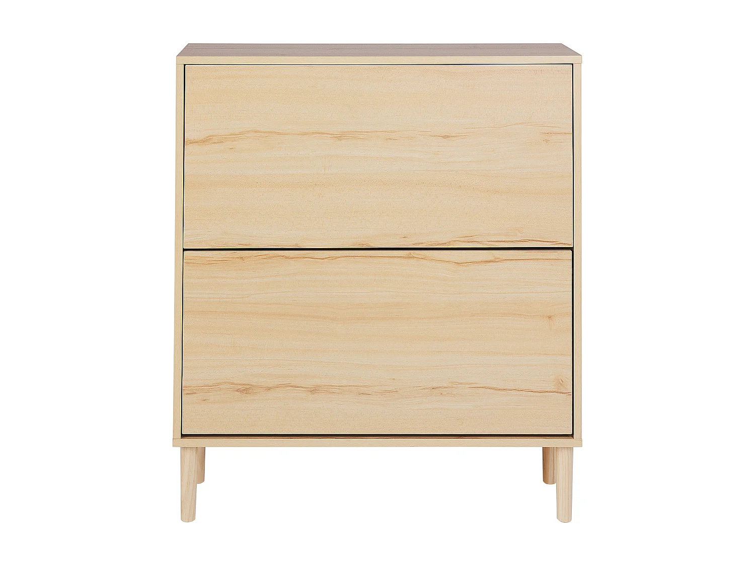 Shoe Storage Cabinet NORRIS Light Brown