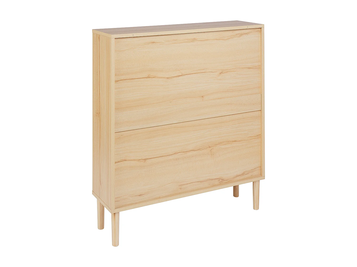 Shoe Storage Cabinet NORRIS Light Brown