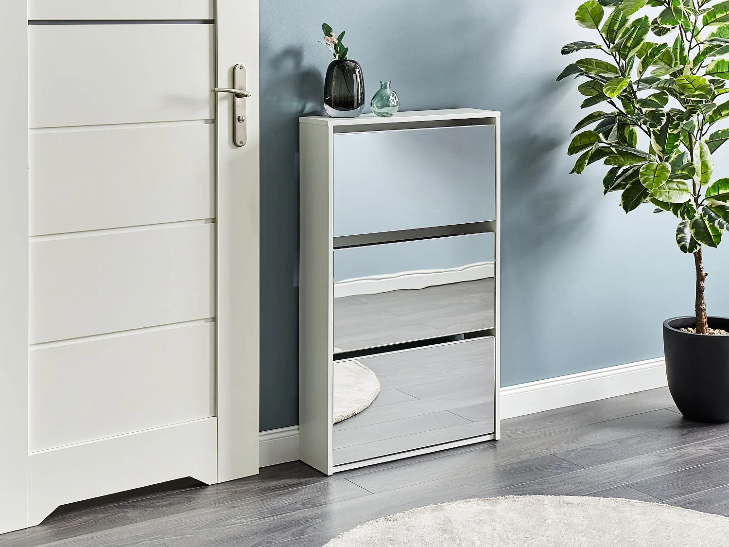 Scarpiera MIDFIELD Argento specchiato