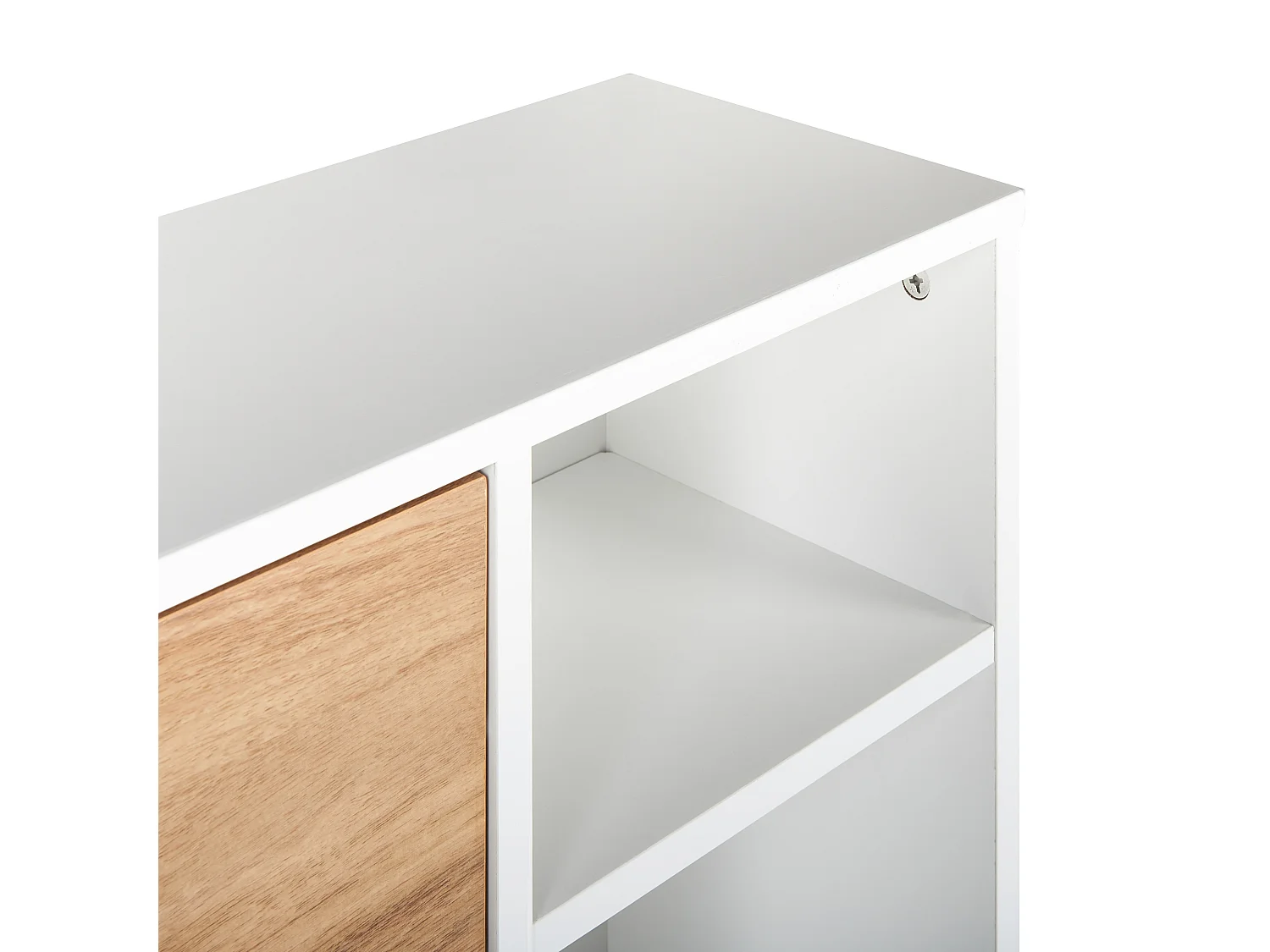 Schuhschrank MACKAY Hellbraun / Weiss