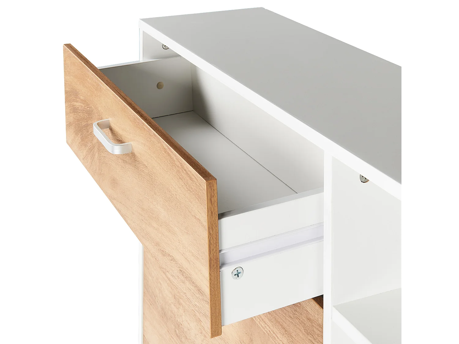 Scarpiera MACKAY Marrone chiaro/ Bianco