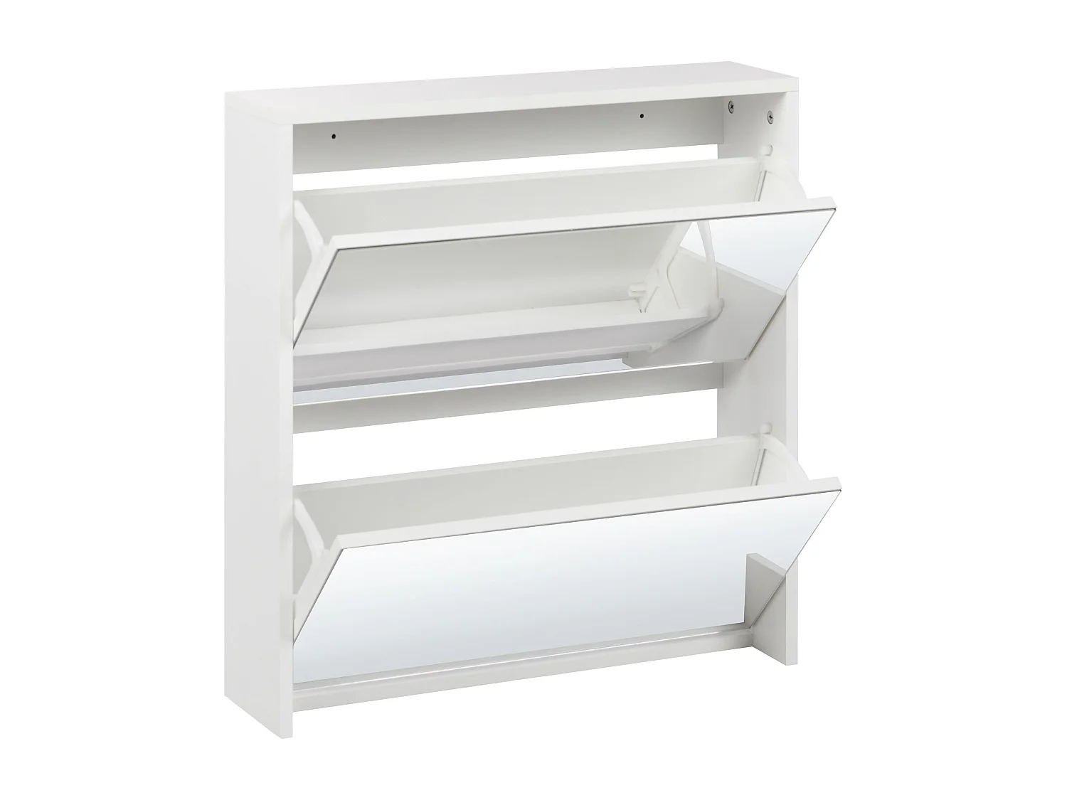 Meuble à chaussures MIDFIELD avec rangement Blanc