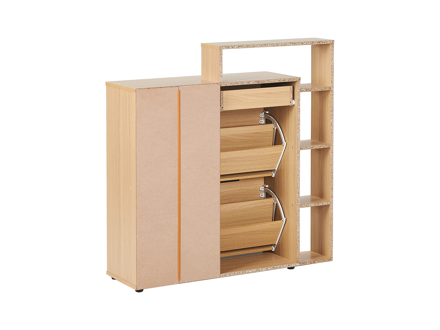 Schoenenkast MIRANI Lichtbruin