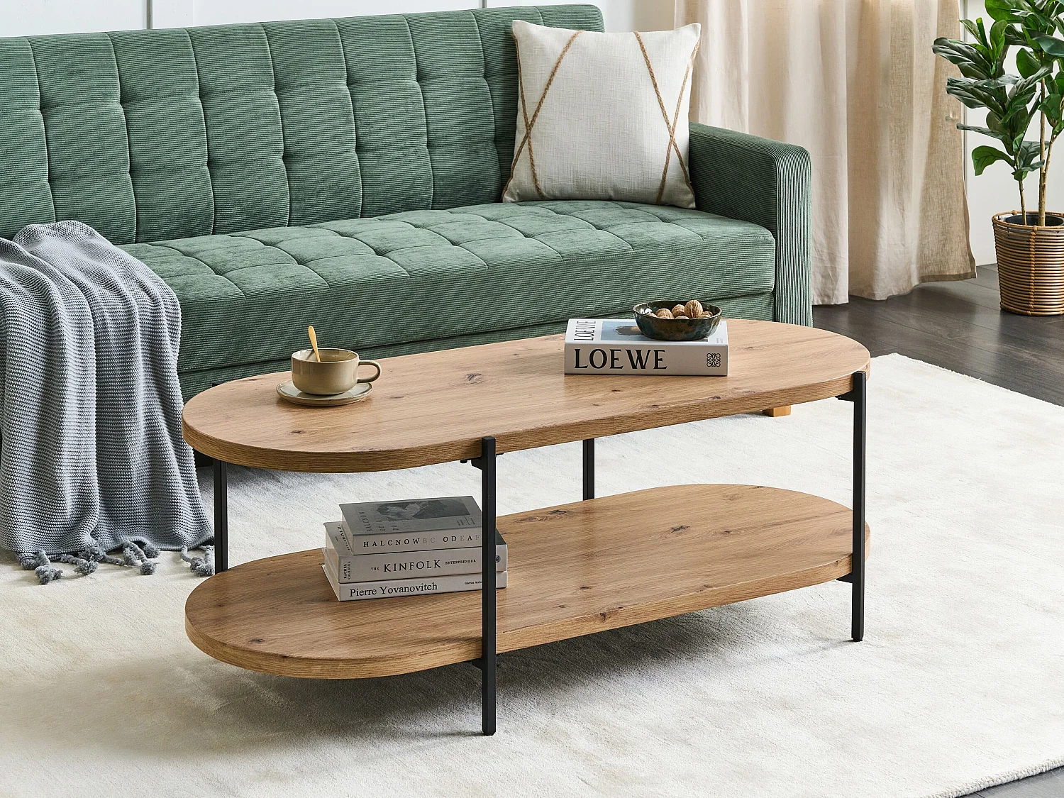 Salontafel BALINGER Lichtbruin