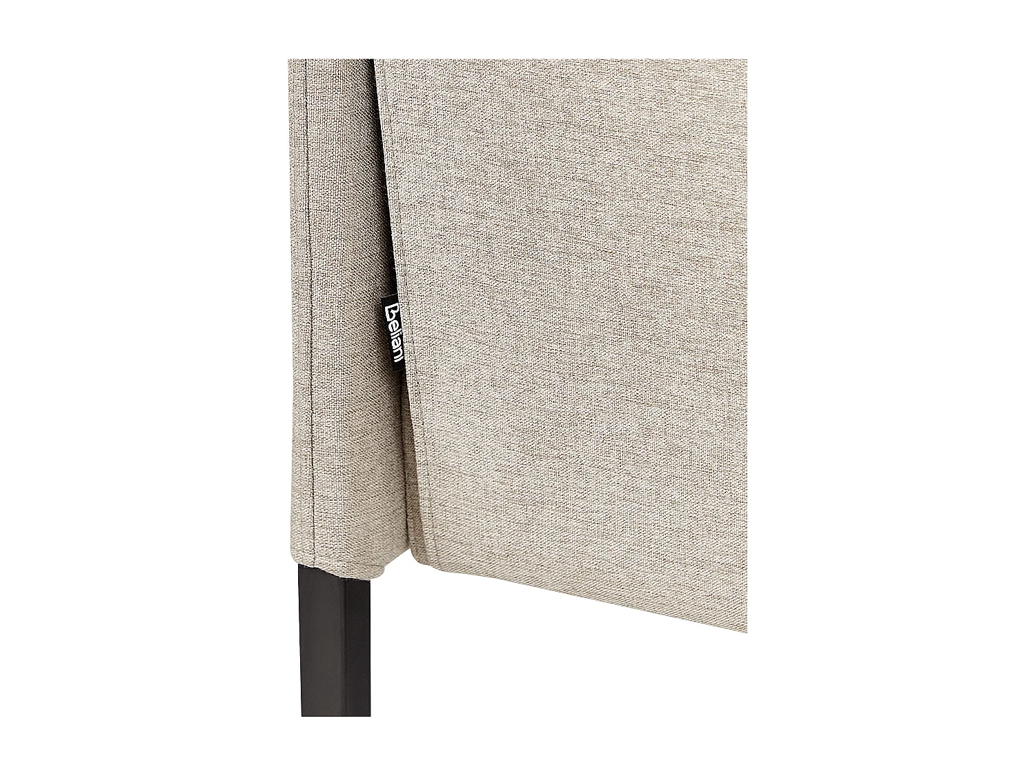 Ławka tapicerowana LAHTI Jasnobeżowy dla 2 osób