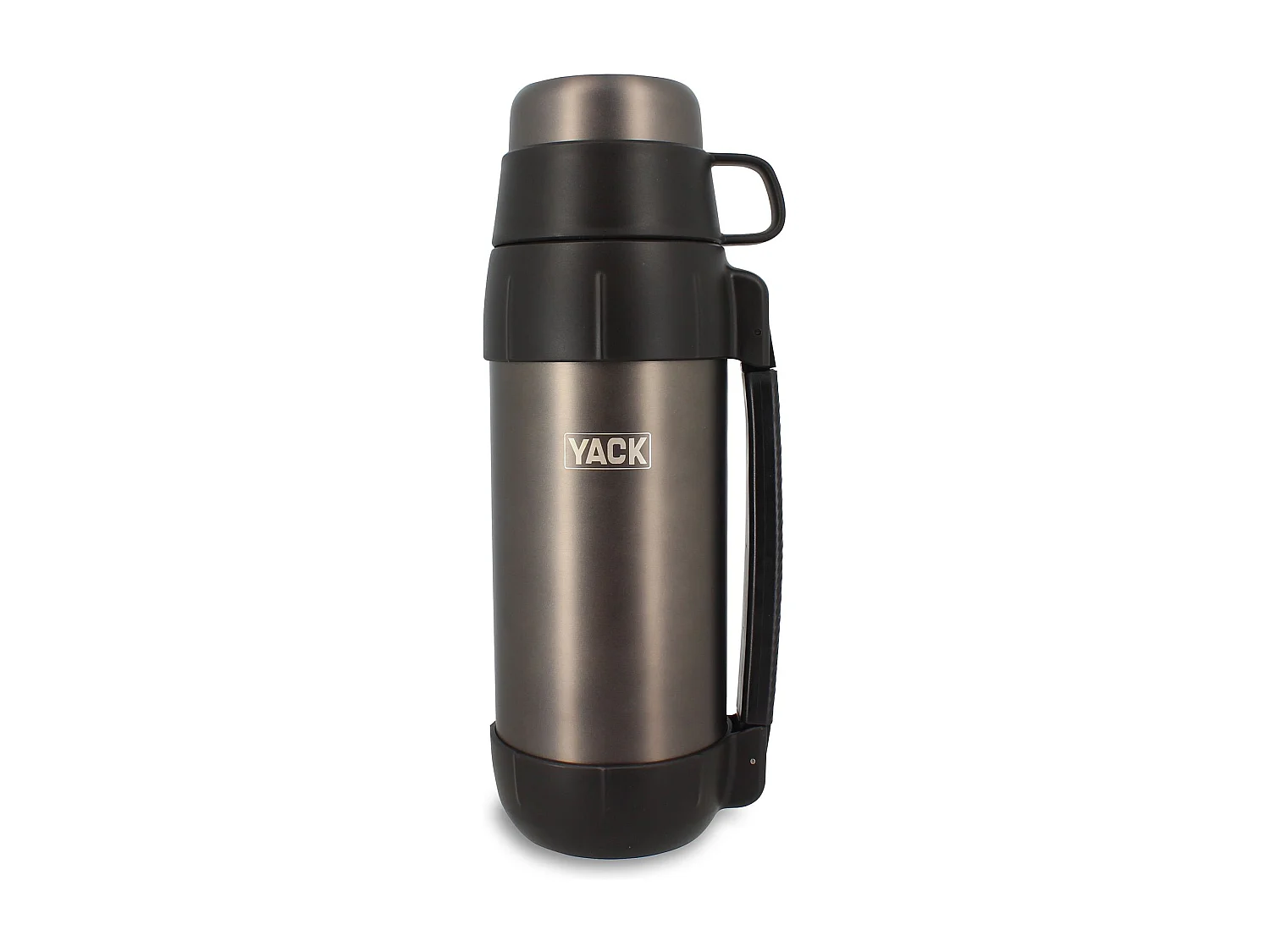 Yack - Bouteille Isotherme Yack 1.5l En Acier Inoxydable Noir