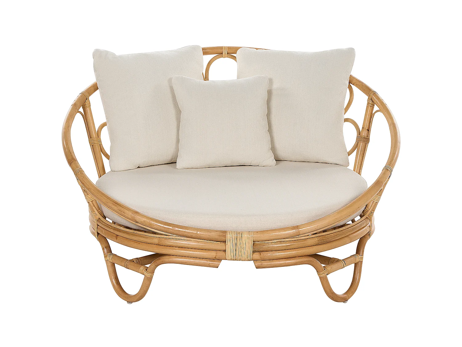 Lit de jardin ROSSANO Rotin Naturel