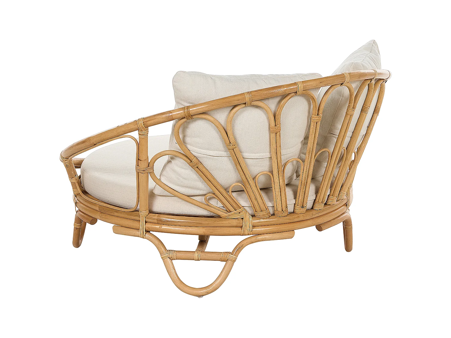 Lit de jardin ROSSANO Rotin Naturel