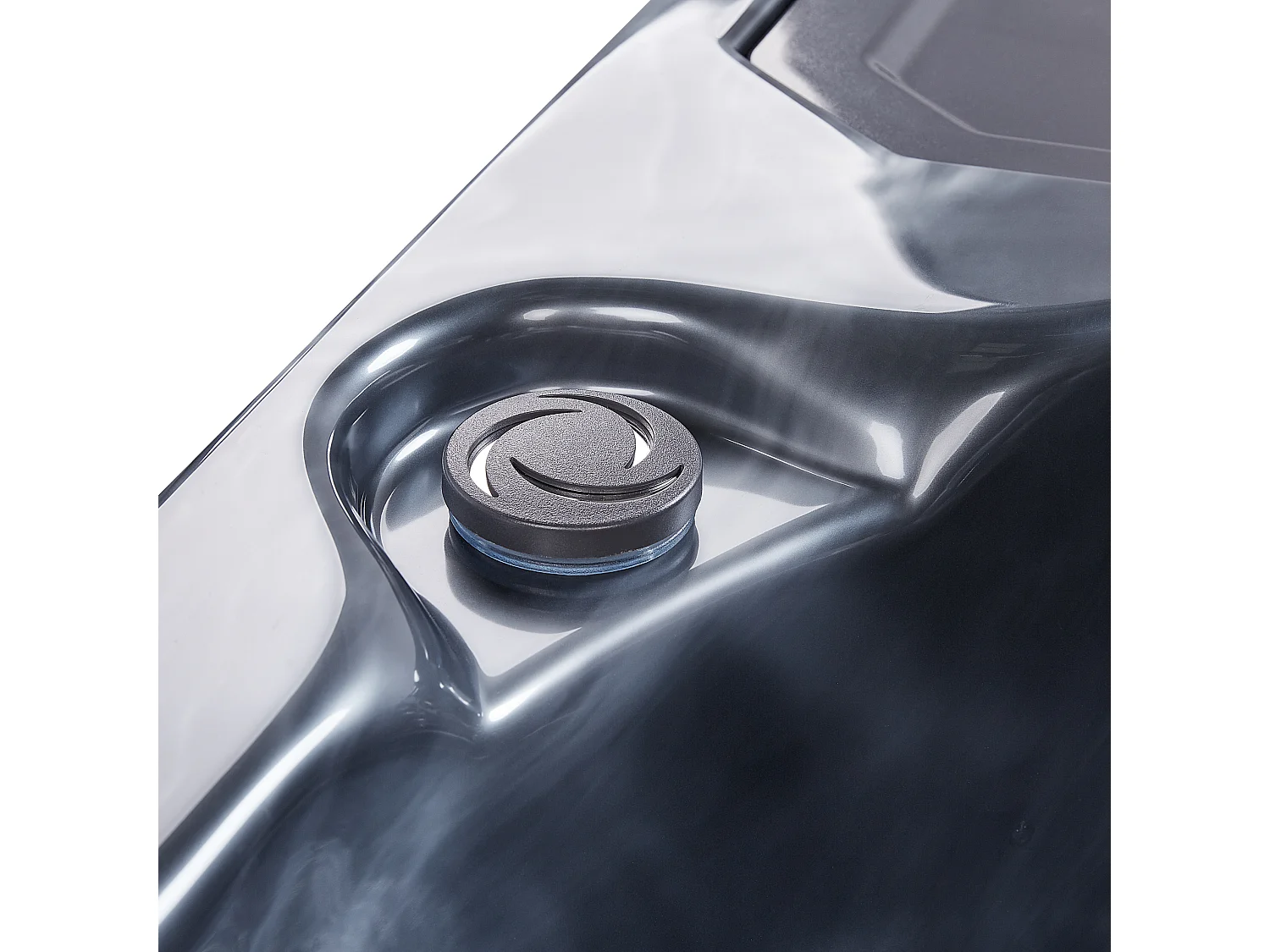 Outdoor Whirlpool mit LED ARCELIA Grau