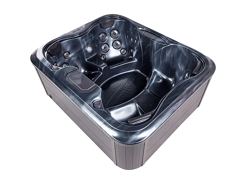 Outdoor hottub met LED ARCELIA Grijs