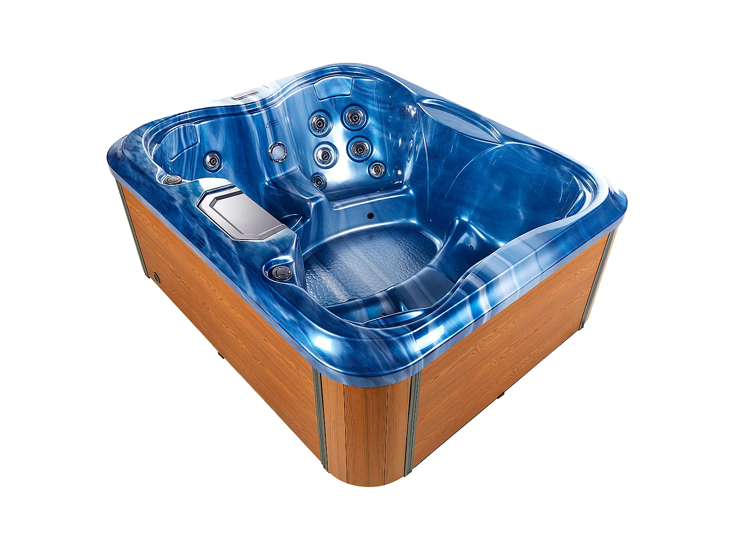 Spa d'extérieur avec LED ARCELIA Bleu