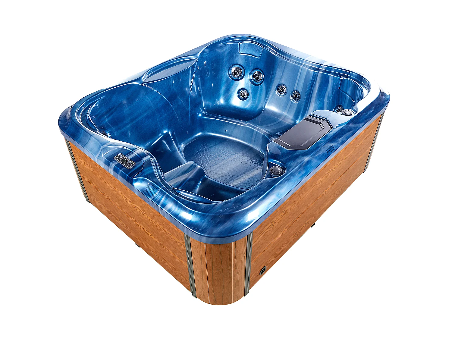 Spa d'extérieur avec LED ARCELIA Bleu