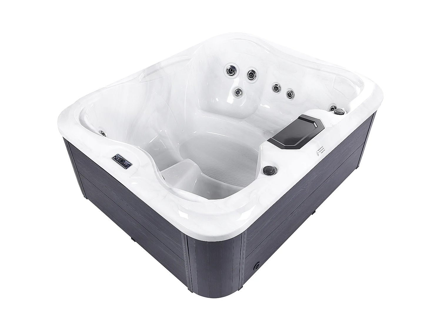 Spa d'extérieur avec LED ARCELIA Blanc