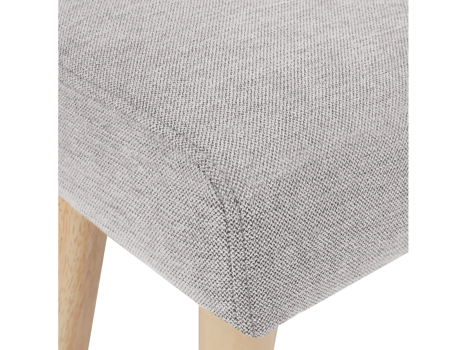 Sgabello TAKOMA II Tessuto Grigio chiaro