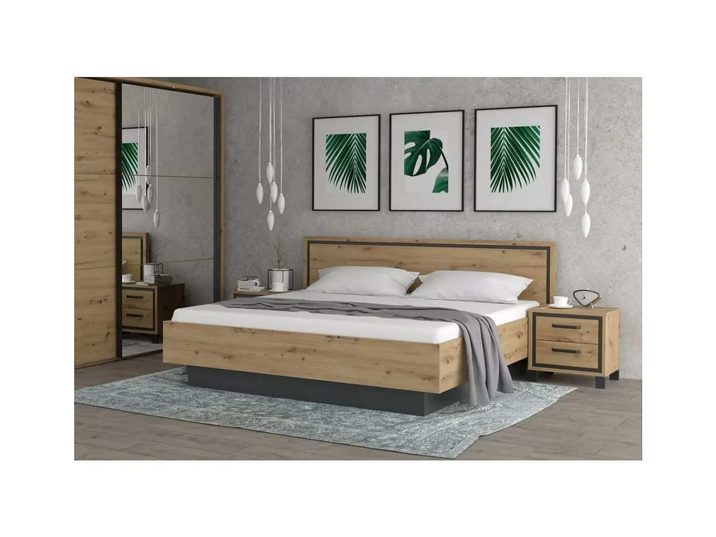 Lit Trondheim  (160x200)/Marron