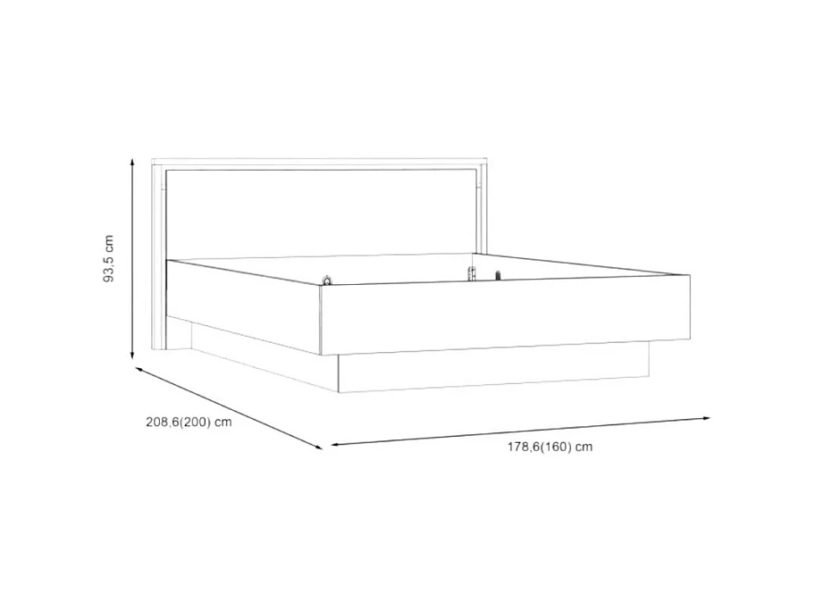 Lit Trondheim  (160x200)/Marron