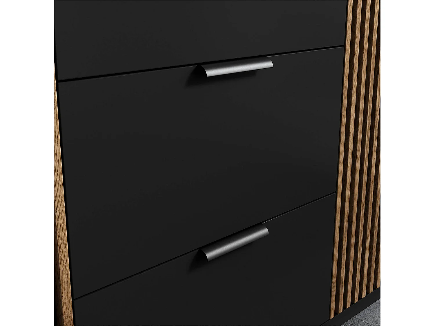 Penderie Noville (185cm)/Marron&Noir