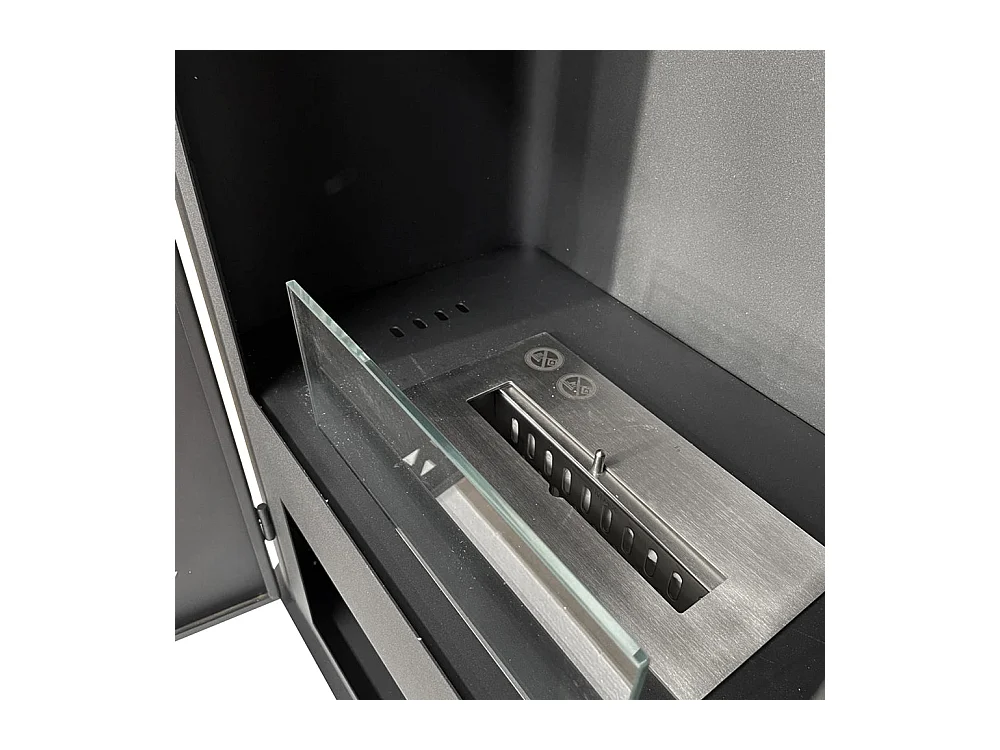 Estufa de bioetanol chimenea biochimenea de suelo LUISA L50xD30xH68