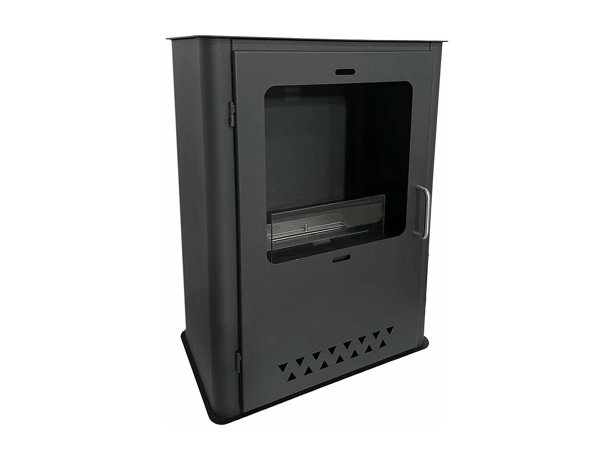 Poêle au bioéthanol cheminée bio au sol LUISA L50xP30xH68