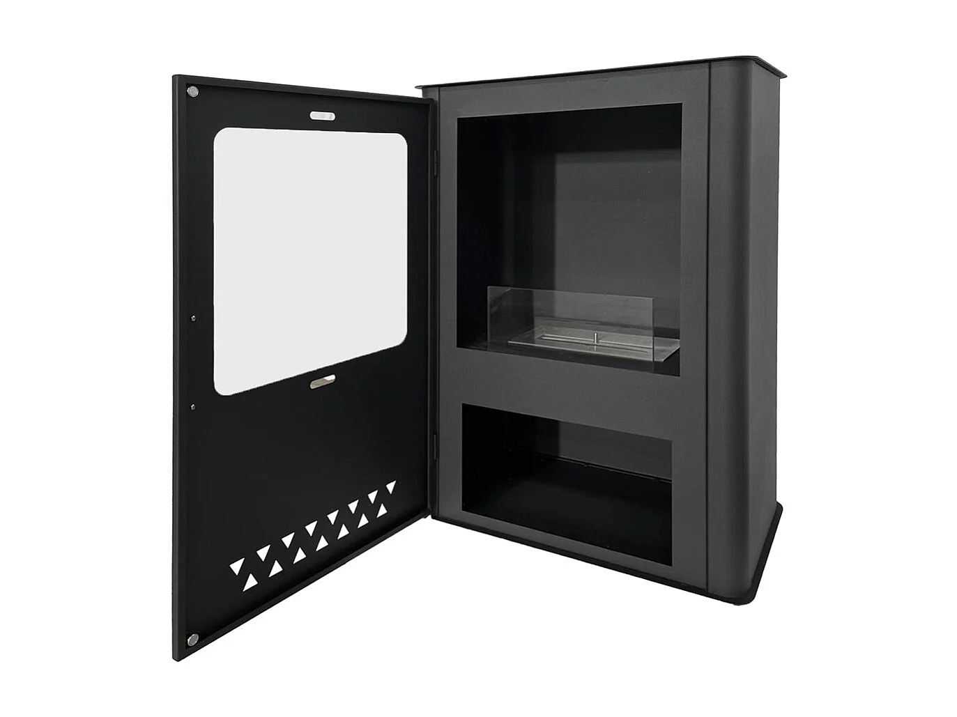 Poêle au bioéthanol cheminée bio au sol LUISA L50xP30xH68