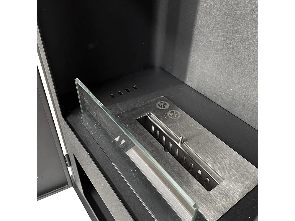 Poêle au bioéthanol cheminée bio au sol LUISA L50xP30xH68