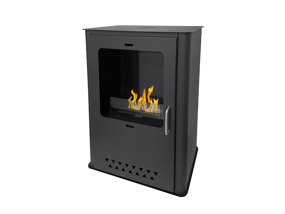 Poêle au bioéthanol cheminée bio au sol LUISA L50xP30xH68