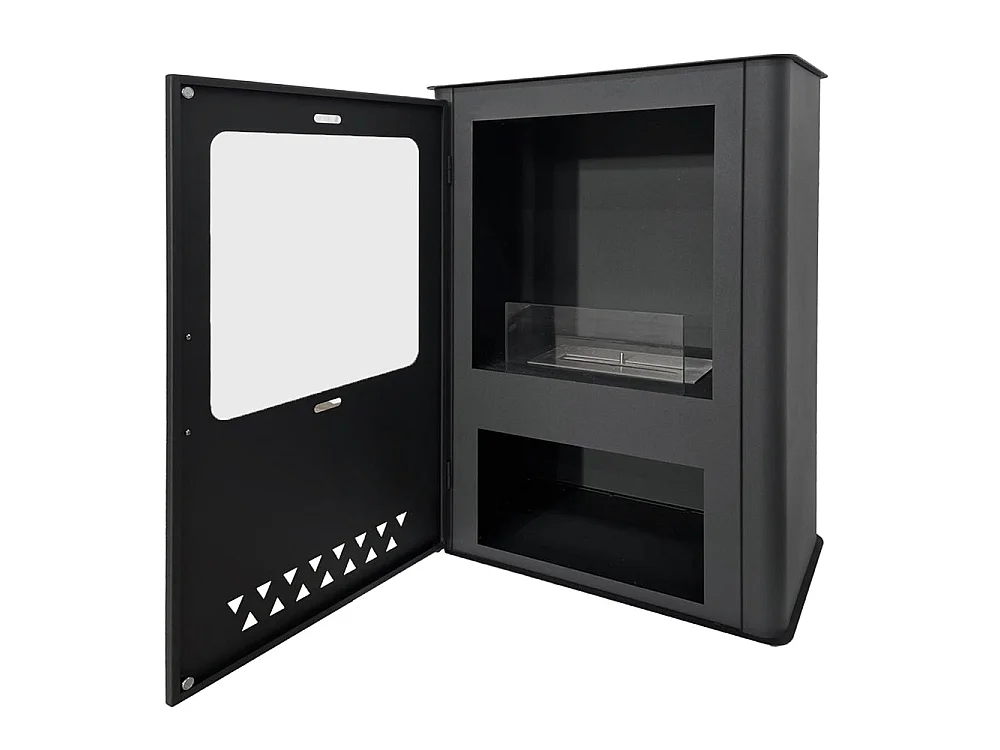 Poêle au bioéthanol cheminée bio au sol LUISA L50xP30xH68