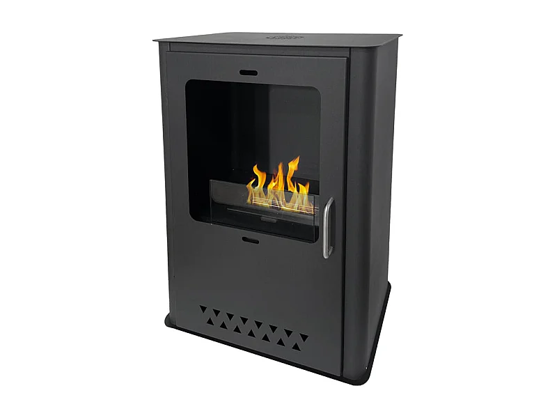 Poêle au bioéthanol cheminée bio au sol LUISA L50xP30xH68
