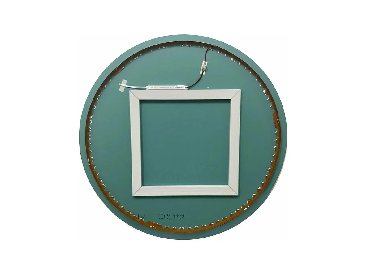 Miroir de salle de bain rond rétroéclairé d. 80 LUNA Fabriqué en Italie