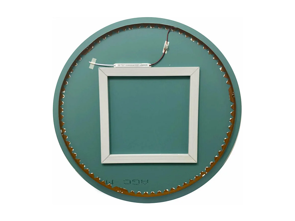 Miroir de salle de bain rond rétroéclairé d. 80 LUNA Fabriqué en Italie