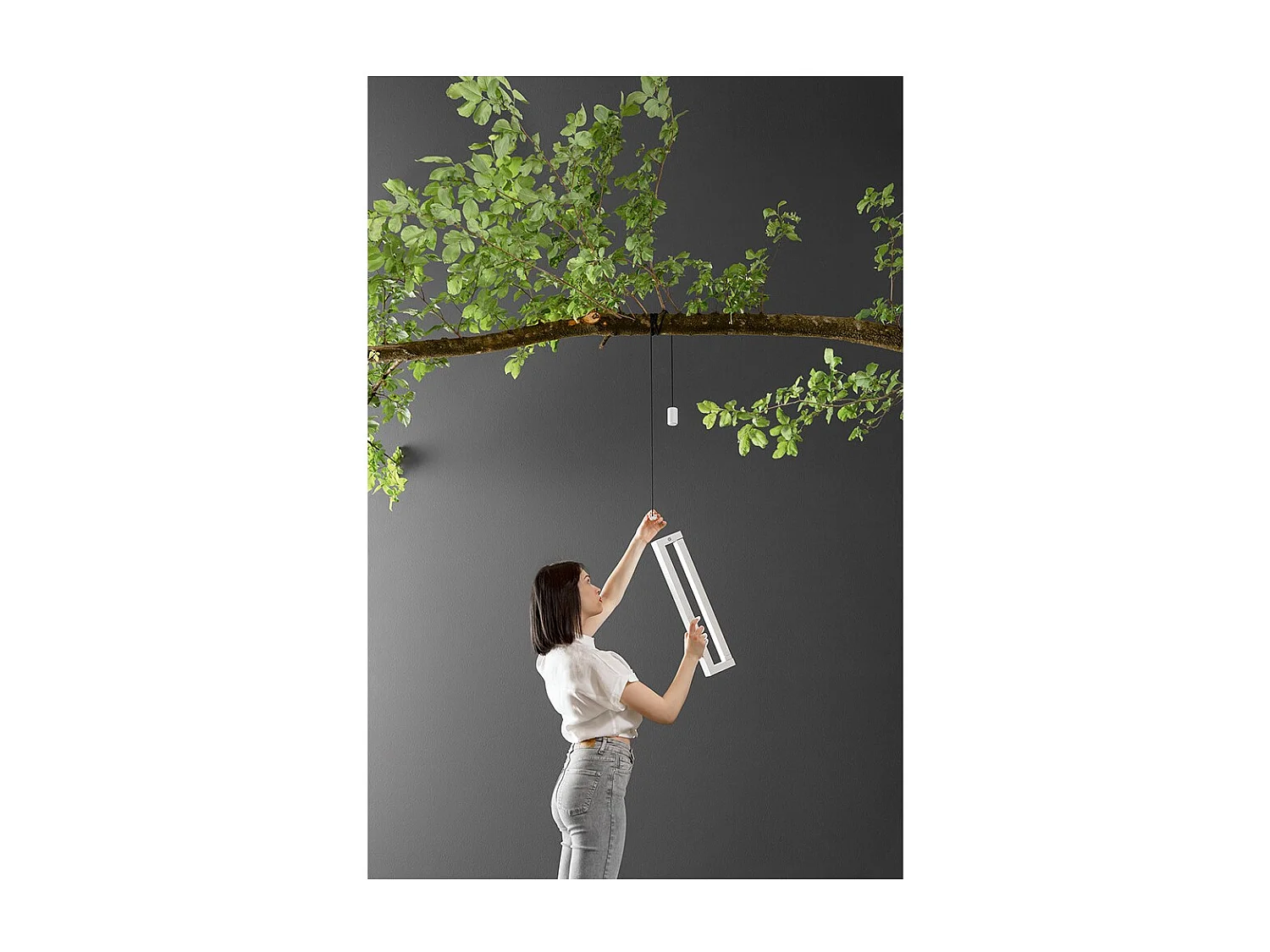 Kit de suspension mobile pour SWAY MOOD Gris foncé Accessoire avec cordon