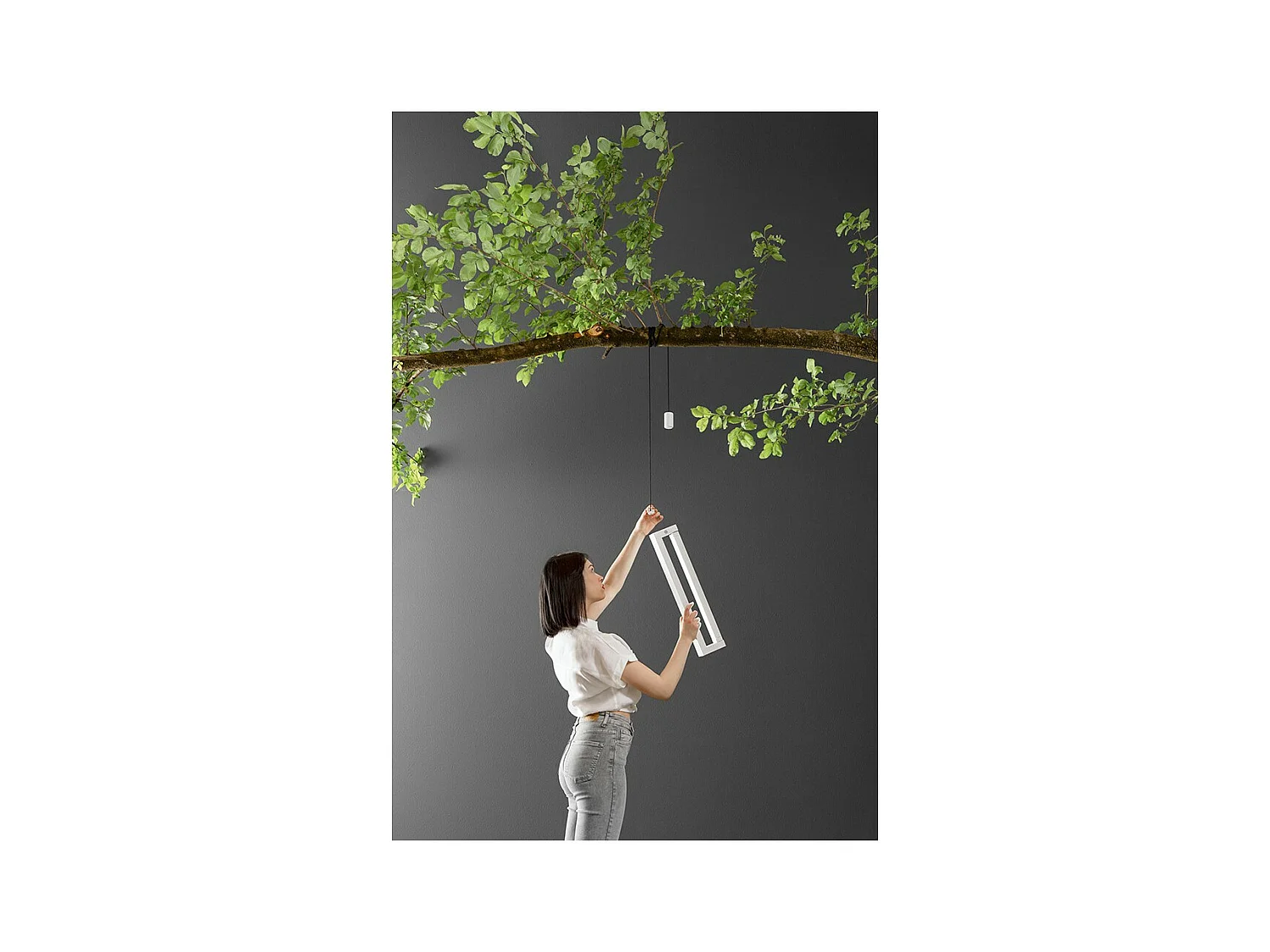 Kit de suspensión móvil para SWAY MOOD Blanco - Accesorio con cordón