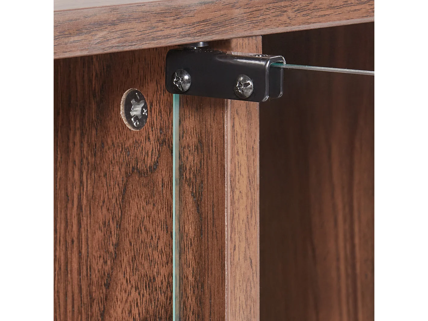 Armoire à vin TULLAMORE Marron foncé