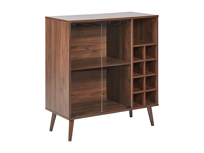 Credenza portavini TULLAMORE Marrone scuro
