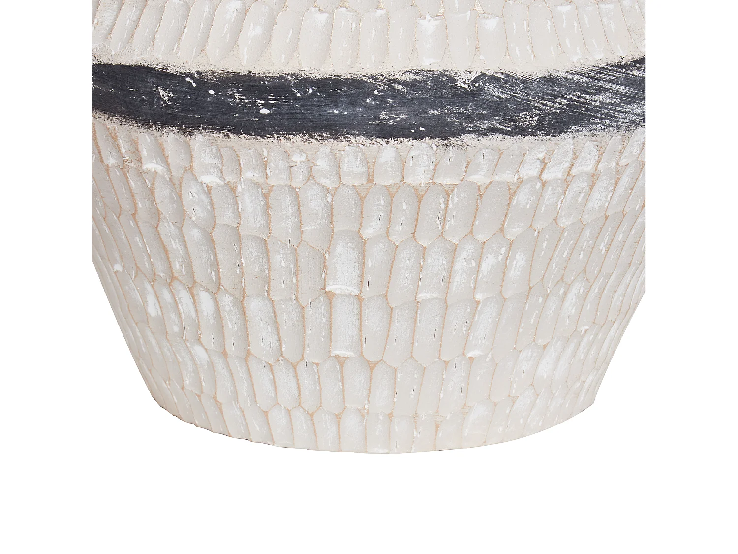 Wazon na kwiaty ARUNCUS Ceramika 30 cm Beżowy