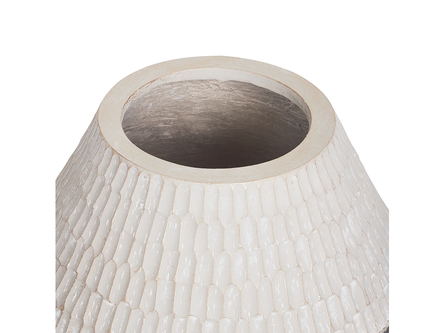 Jarro de flores ARUNCUS Cerâmica 30 cm Creme