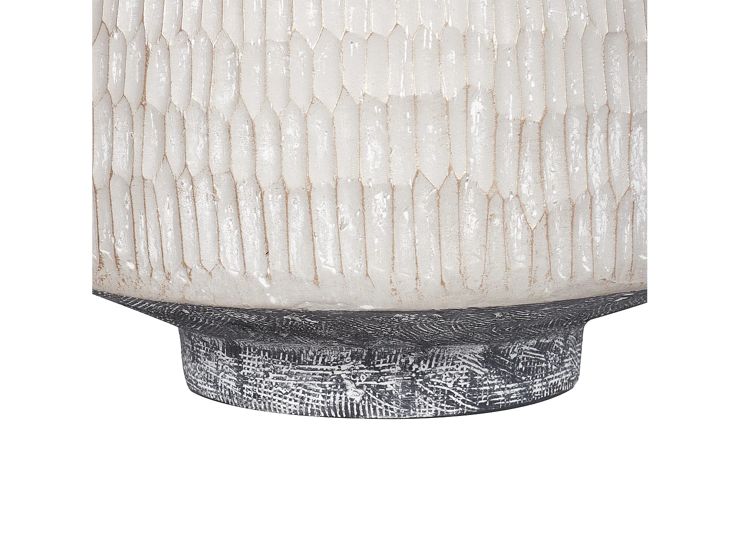 Vase à fleurs DEKSATI Céramique 32 cm Beige