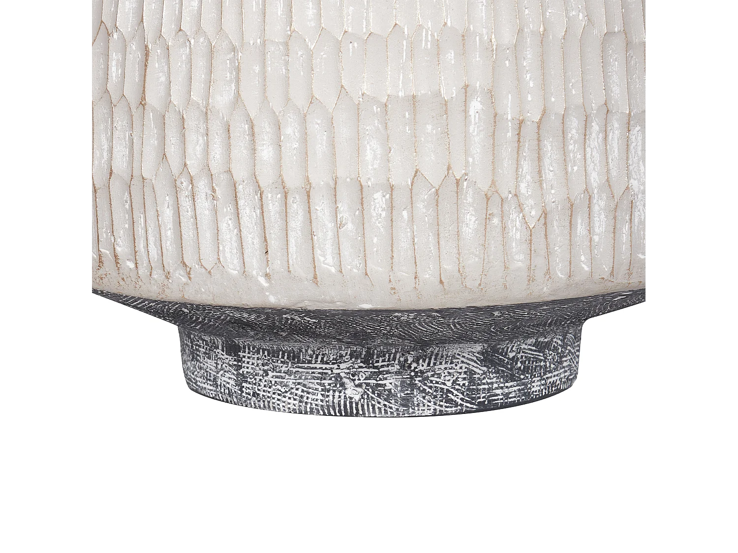 Vase à fleurs DEKSATI Céramique 32 cm Beige