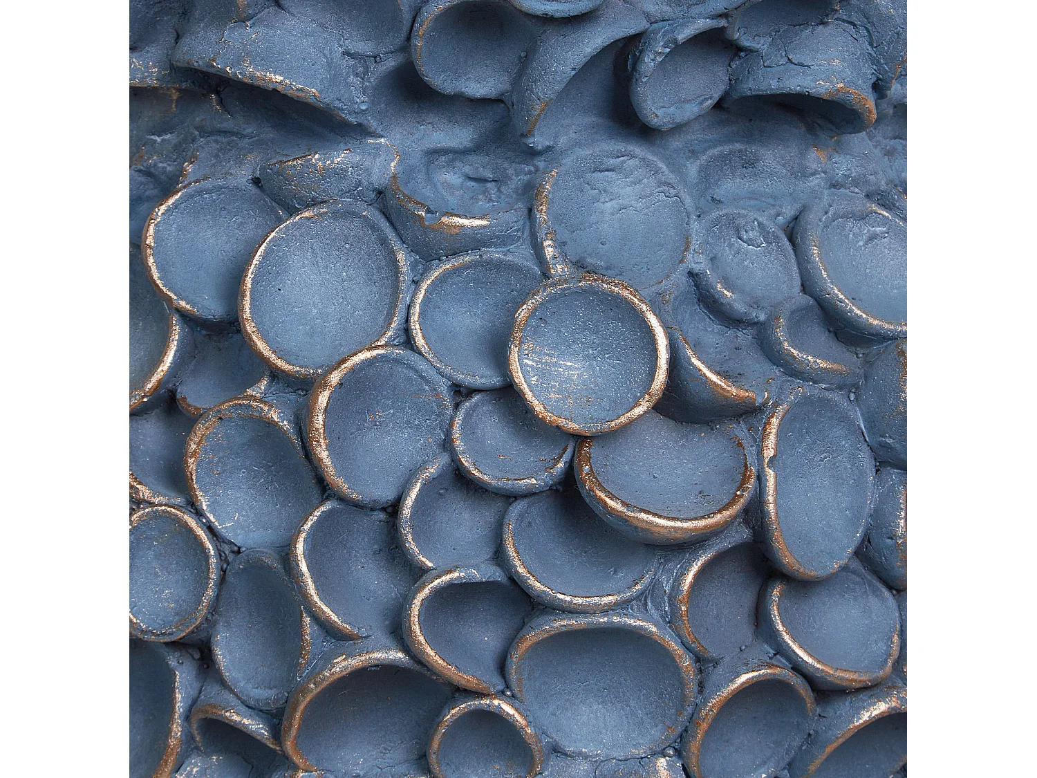 Bloemenvaas MUZAKI Keramiek 52 cm Blauw