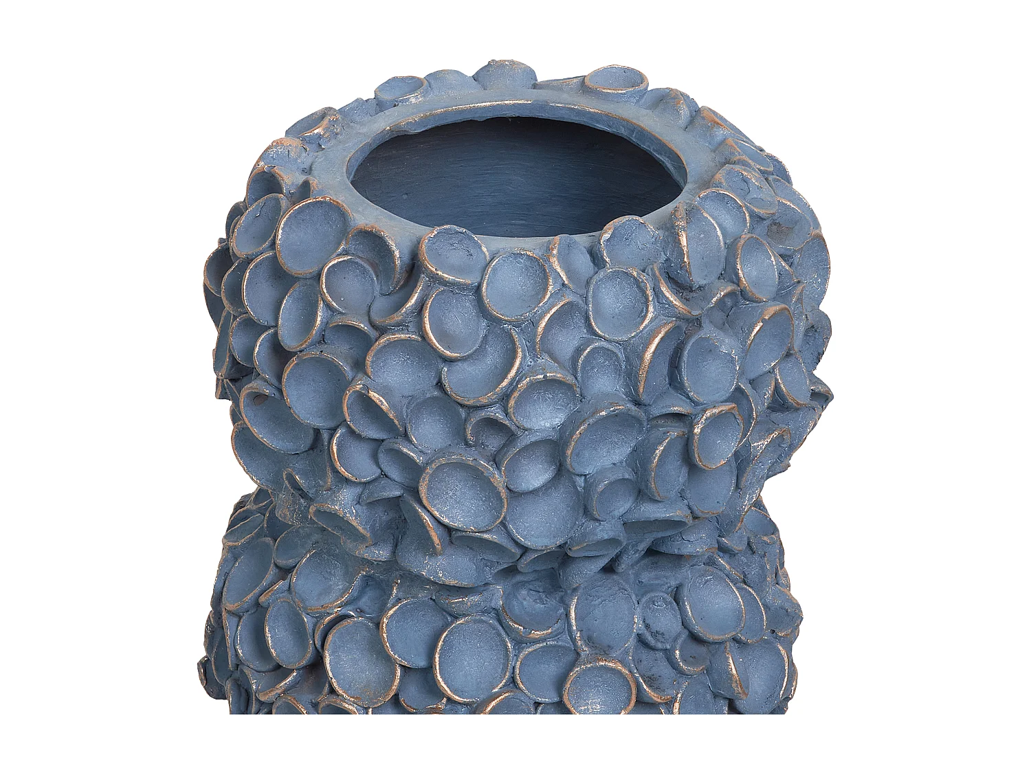 Vase à fleurs MUZAKI Céramique 52 cm Bleu