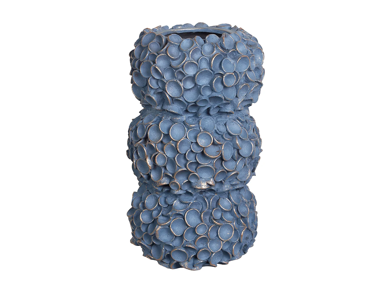 Bloemenvaas MUZAKI Keramiek 52 cm Blauw