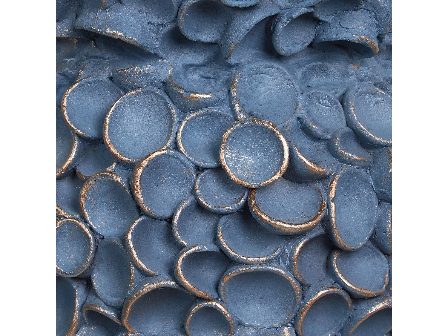 Bloemenvaas MUZAKI Keramiek 52 cm Blauw