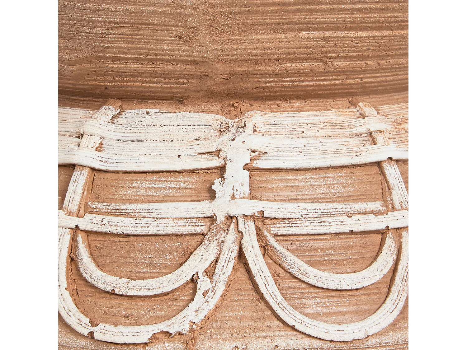 Blumenkübel DISPORUM Keramik 29 cm Hellbraun